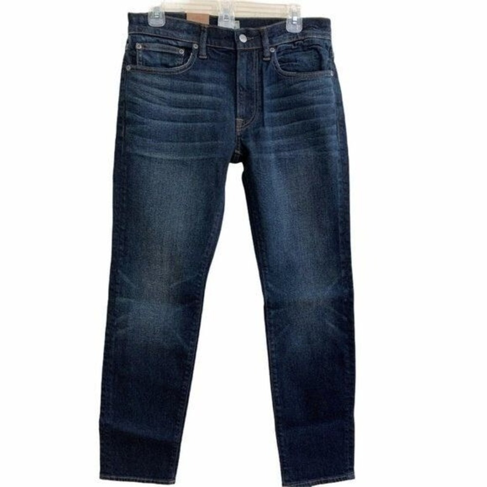 J Crew Men's 484 Slim-fit jean in Dark Worn Size 34x34